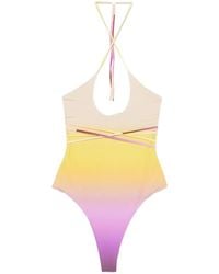 The Attico - Wrap-Around Swimsuit - Lyst