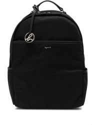 agnès b. - Logo-charm Zip-around Backpack - Lyst
