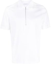 Ferragamo - Poloshirt mit Reißverschluss - Lyst