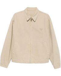Prada - Denim Cotton Blouson Jacket - Lyst