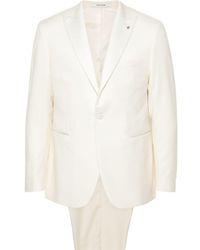 Tagliatore - Textured Single-breasted Suit - Lyst