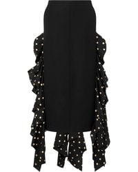 Moschino - ポルカドット ラッフルスカート - Lyst