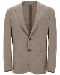 Corneliani - Narrow-Lapel Two-Button Blazer - Lyst