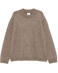 A.P.C. - Crew Neck Ribbed-Trim Sweater - Lyst