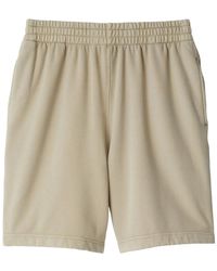 Burberry - Cotton-Blend Sweatshorts - Lyst
