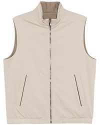Canali - Zip-Fastening Gilet - Lyst