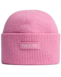 Patou - Beanie Mit Logo-Patch - Lyst