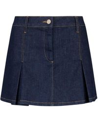 Liu Jo - Denim Mini Skirt - Lyst