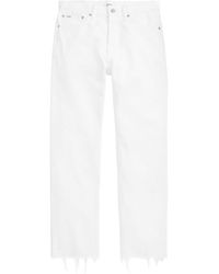 Polo Ralph Lauren - High-rise Straight-leg Cropped Jeans - Lyst