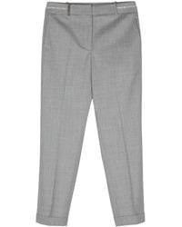 Peserico - Wool Pants With Rhinestones - Lyst