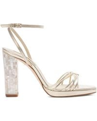 freya rose - Bianca Block-Heel Sandals - Lyst