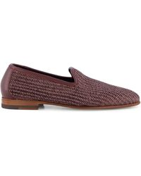 Manolo Blahnik - Raffia Loafers - Lyst