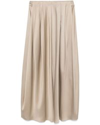 Giorgio Armani - Pleated Maxi Skirt - Lyst