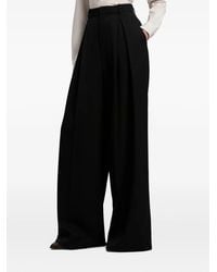 Ralph Lauren - Pleated Wide-Leg Trousers - Lyst