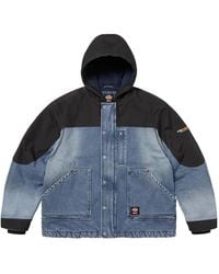 Supreme - X Dickies Hooded-Neckline Work Jacket - Lyst