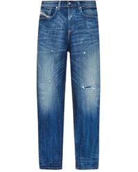 DIESEL - 2023 D-Finitive Distressed Jeans - Lyst