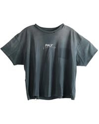 PALY - Distressed Logo-Print T-Shirt - Lyst