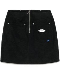 SJYP - Rhinestone Denim Skirt - Lyst