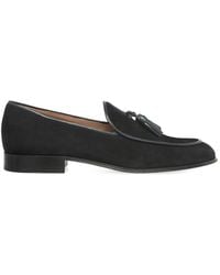 Gianvito Rossi - Tassel Suede Loafers - Lyst