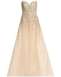 Elie Saab - Stud-Embellished Maxi Dress - Lyst