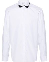 Neil Barrett - Contrasting-collar Cotton Shirt - Lyst