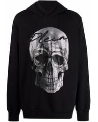Philipp Plein - Sudadera con capucha y aplique de calavera - Lyst