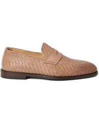 Brunello Cucinelli - Leren Loafers - Lyst