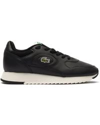 Lacoste - Linetrack Leather Sneakers - Lyst