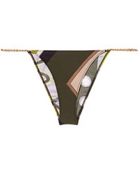 Emilio Pucci - Slip bikini con stampa Vivara - Lyst