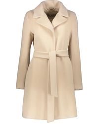 Herno - Elegant Coat With Belt - Lyst