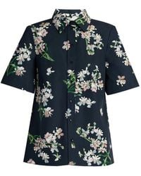 Erdem - Floral-Print Cotton Shirt - Lyst