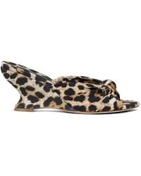 Loeffler Randall - Marsy Leopard-Print Sandals - Lyst