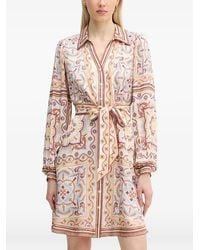 Hale Bob - Arlo Paisley-Print Belted Mini Dress - Lyst