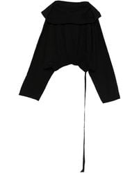 Rick Owens - Cropped Crop Hooded Top - Lyst