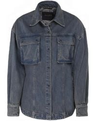 Moorer - Teti-01A Double-Pocket Denim Shirt - Lyst