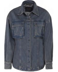 Moorer - Teti-01A Double-Pocket Denim Shirt - Lyst
