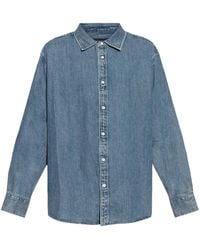 Rag & Bone - Button-Up Denim Shirt - Lyst