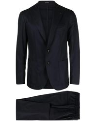 Tagliatore - Single-Breasted Virgin Wool Blend Suit - Lyst