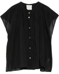 forte_forte - Blouse À Fronces - Lyst