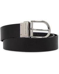 MICHAEL Michael Kors - Logo-Print Reversible Belt - Lyst