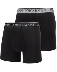 EA7 - Logo-Waistband Boxers (Set Of Two) - Lyst