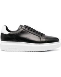 SCAROSSO - Dustin Low-top Leather Sneakers - Lyst