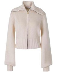 Zimmermann - Cashmere Wool Zip Cardigan - Lyst