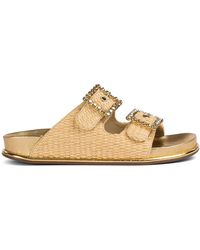 Le Silla - Pool Side Crystal-Embellished Sandals - Lyst