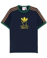adidas - X Brain Dead T-Shirt Mit Beflocktem Logo - Lyst