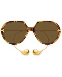 Saint Laurent - Lunettes De Soleil À Monture Géométrique - Lyst