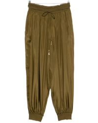 Zimmermann - Elasticated-Cuff Tapered Trousers - Lyst