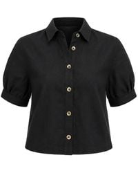 DL1961 - Montauk Puff-Sleeve Shirt - Lyst