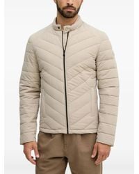 Guess - Zip-Fastening Padded Jacket - Lyst