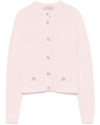 Twinset - Logo-Buttons Cardigan - Lyst